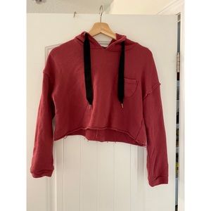 Cropped hoodie